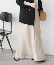 ウォッシャブルキュプラ マキシスカート