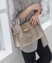 《追加2》VIOLAd’ORO / ヴィオラドーロ イタリアンWフェイスレザートートバッグM