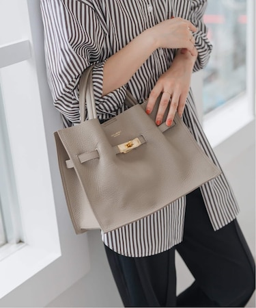 《追加2》VIOLAd’ORO / ヴィオラドーロ イタリアンWフェイスレザートートバッグM