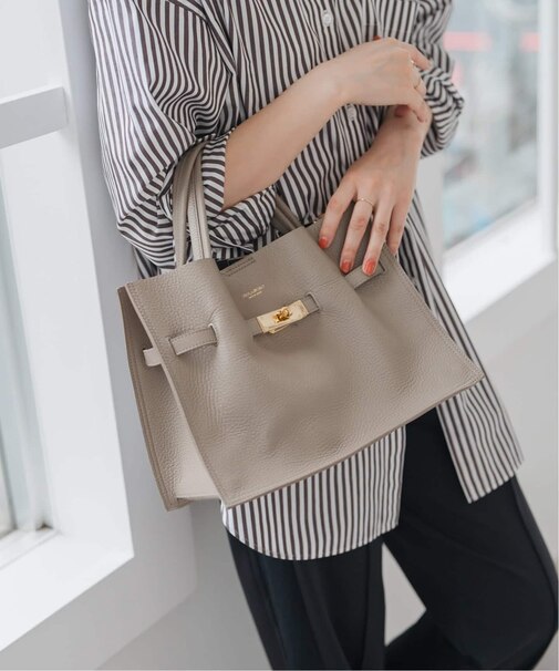 《追加2》VIOLAd’ORO / ヴィオラドーロ イタリアンWフェイスレザートートバッグM