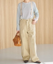 サスペンダーペインターパンツ