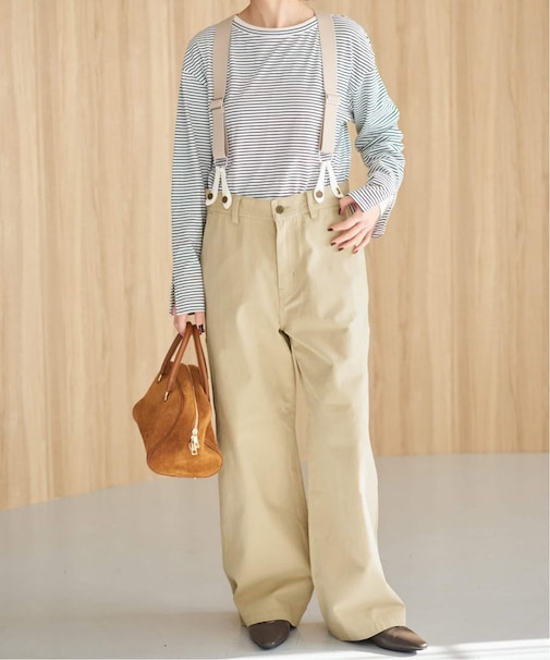 サスペンダーペインターパンツ