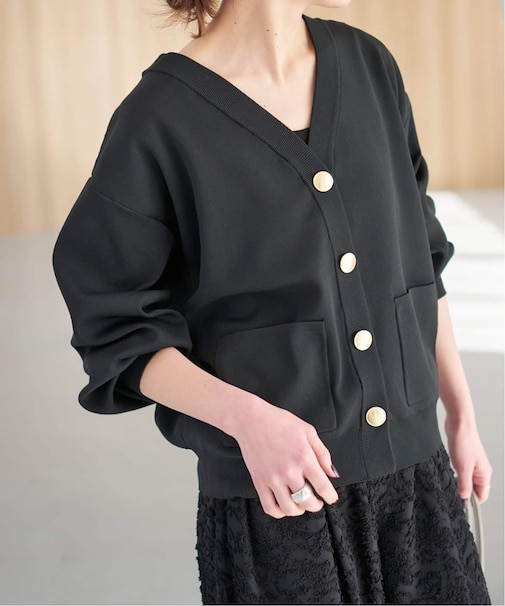 《一部店舗+WEB限定/追加》ウォッシャブルVネックカーディガン