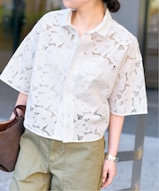 TICCA / ティッカ 別注レース半袖シャツ*