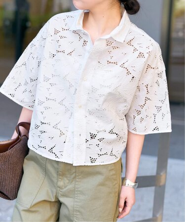 TICCA / ティッカ 別注レース半袖シャツ*