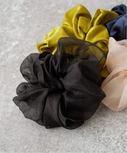 TENDRESSE STUDIO / テンドレッセ スタジオ SHEER SILK SCRUNCHIE