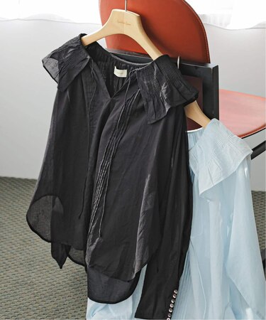 ne Quittez pas / ヌキテパ 別注Frill Collar Blouse*