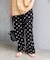 《追加》crinkle crinkle crinkle 3D embroidery dot pants