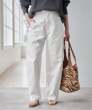 コットンバレルレッグパンツ