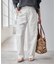 コットンバレルレッグパンツ