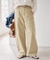 コットンバレルレッグパンツ