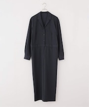 2WAYストレッチオープンカラーワンピース