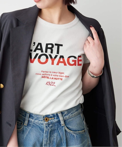 La Hutte / ラ ユット 別注リブ編み MINI Tee*