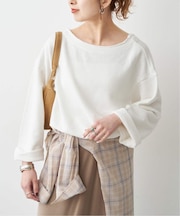 カットオフスウェットプルオーバー