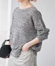 《新色有り / 追加》ペーパーヤーン2WAYルーズプルオーバー