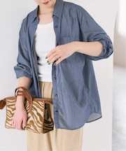 2.25オンスシアーデニムシャツ