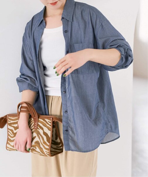 2.25オンスシアーデニムシャツ