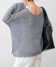 《新色有り / 追加》リネンミックス2WAYプルオーバー