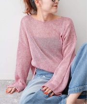 《新色有り / 追加》リネンミックス2WAYプルオーバー