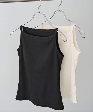 カップ付きT/Cボートネックキャミ