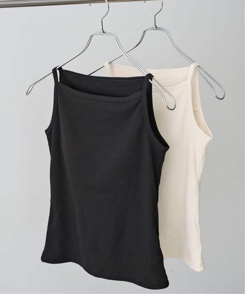 カップ付きT/Cボートネックキャミ