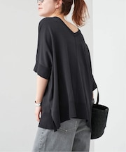 《一部店舗+WEB限定 / 追加》14GWASHABLE2WAYポンチョプルオーバー