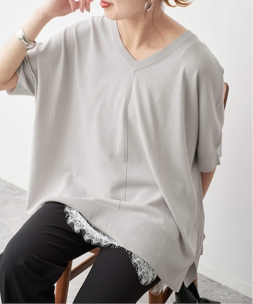 《一部店舗+WEB限定 / 追加》14GWASHABLE2WAYポンチョプルオーバー