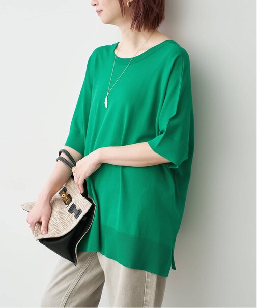 《一部店舗+WEB限定 / 追加》14GWASHABLE2WAYポンチョプルオーバー