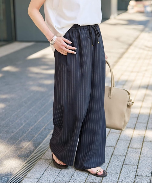 Spick & Span ジョーゼットイージーパンツ 新色有り / 追加》ジョーゼットイージーパンツ｜スピックアンドスパン