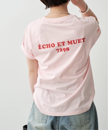 バックロゴTシャツ