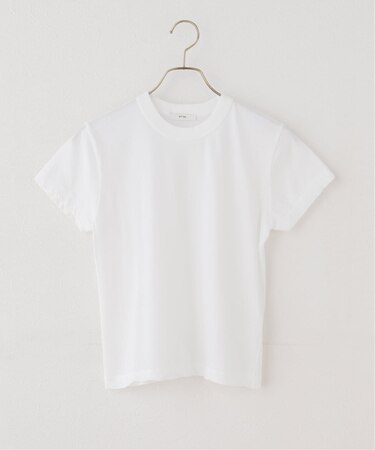 《新色有り / 追加》ATON/エイトン FRESCA SINGLE JERSEY TIGHT FIT T-SH