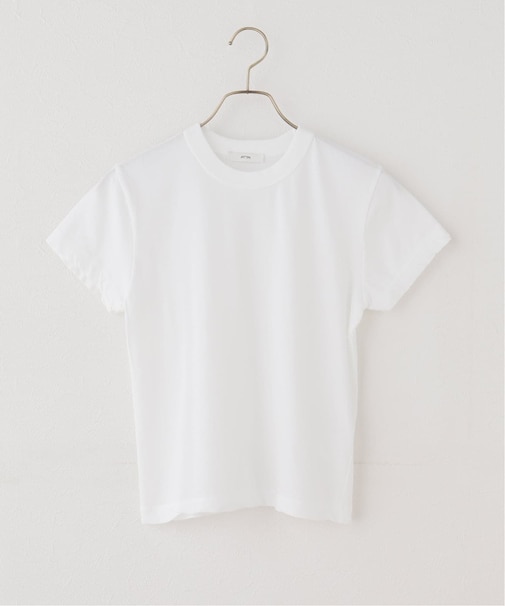 《新色有り / 追加》ATON/エイトン FRESCA SINGLE JERSEY TIGHT FIT T-SH