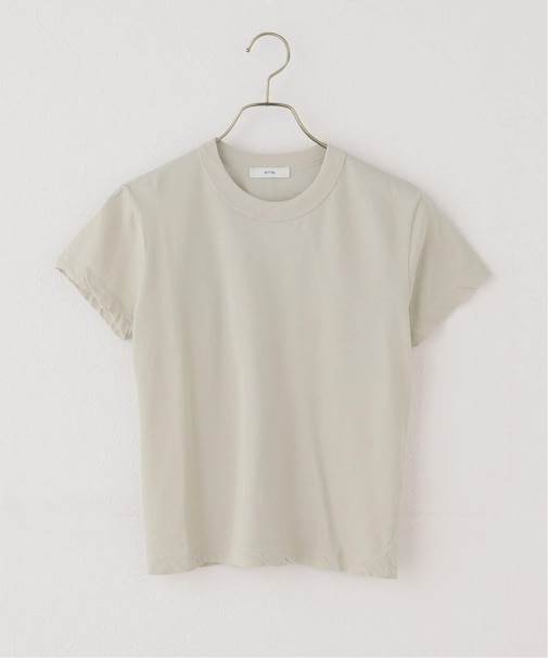 《新色有り / 追加》ATON/エイトン FRESCA SINGLE JERSEY TIGHT FIT T-SH