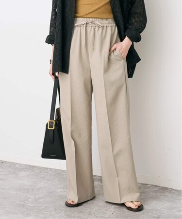 《34サイズ登場 / 追加》PEウォッシャブルイージースラックスパンツ