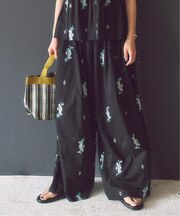 ne Quittez pas / ヌキテパ  Cotton Voile Jasmine Embroidery Gath