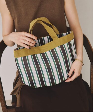 ne Quittez pas / ヌキテパ Multi Stripe Mesh Small Bag