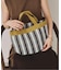 ne Quittez pas / ヌキテパ Multi Stripe Mesh Small Bag