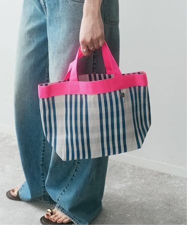 ne Quittez pas / ヌキテパ Multi Stripe Mesh Small Bag
