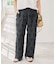 crinkle crinkle crinkle dot 3D rayon shuntang easy pants
