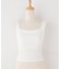 Loro / ローロ Wide rib Square Tanktop
