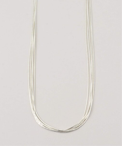 Native SilverStreams / liquid silver necklace 45cm