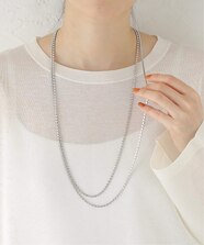 EO / イオ Pearl & PC ロングネックレス｜スピックアンドスパンの通販 