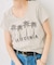 Mixta / ミクスタ U NECK T-SHIRT PALM TREE