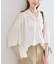 シルキーシフォンギャザーブラウス