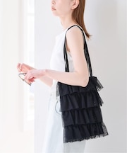 Casselini / キャセリーニ メッシュフリルトート