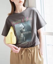 TRICOMER/トリコメル VOYAGE A PARIS GIRL TEE