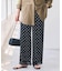 《セットアップ可》レースドッキングドットサテンパンツ