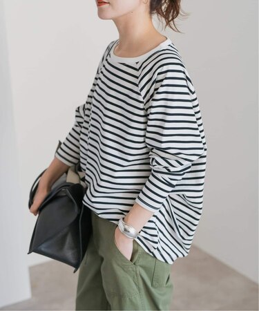 《WEB限定カラー有り / 追加》ボートネックバックタックプルオーバー