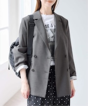 ツイルストレッチダブルジャケット