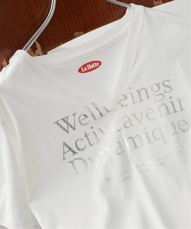 《別注》La Hutte / ラ ユット V neck Tee*